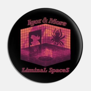 Igor & More Tarantula Liminal Space Orange Haze Pin