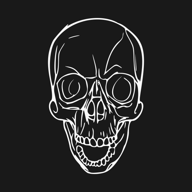 Skull Drawing by valsymot