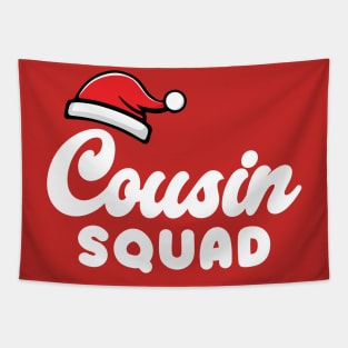 Cousin Squad Santa Hat Tapestry