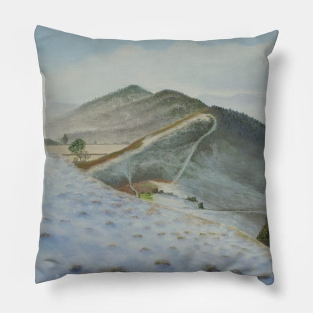 Cnoc Mor, Strathpeffer Pillow by richardpaul