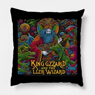 King gizzard and the lizard wizard Pillow