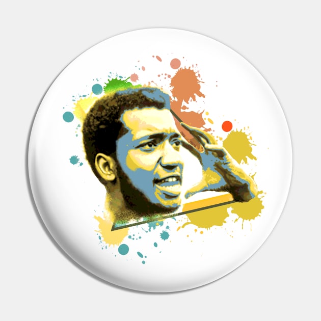 Black Power Pin by Creation Cartoon