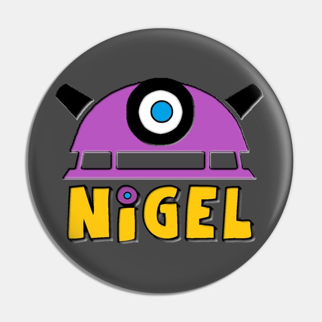 Nigel the Purple Dalek Pin by cheese_merchant