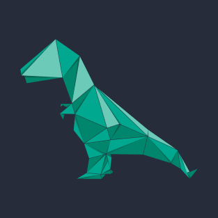 Dinosaur, origami style T-Shirt