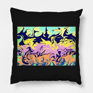 Colorful storm design Pillow