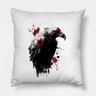 California Condor Painting Pillow