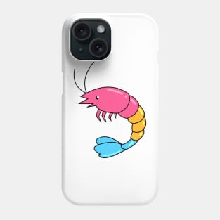 Pride Shrimp Pansexual Phone Case