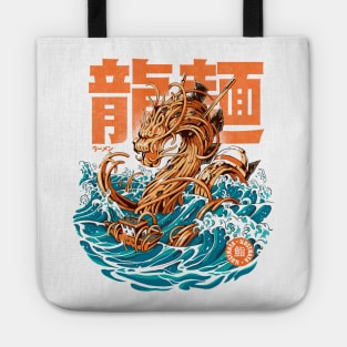 Great Ramen Dragon off Kanagawa Tote