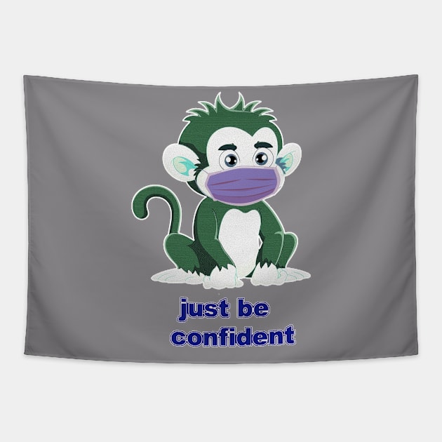 just be confident v2 Tapestry by walil designer