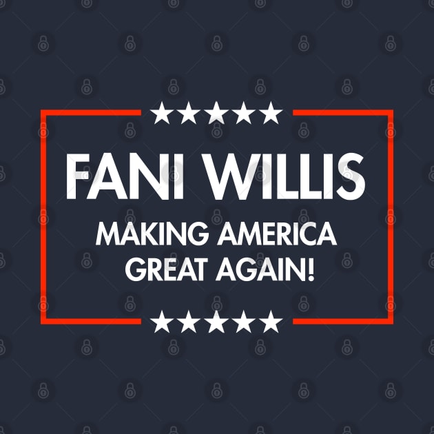 Fani Willis - Making America Great Again (blue) by Tainted