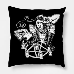 Heavy Metal Witch Pillow