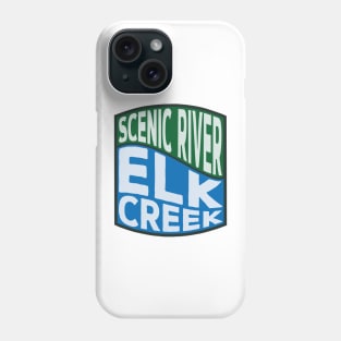 Elk Creek Scenic River wave Phone Case