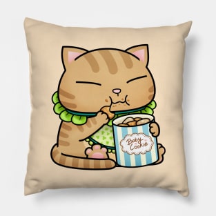 Cute Yellow Baby Cat Pillow