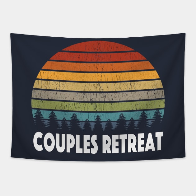 Couples Retreat Tshirt | Matching Group Couple Retreat Shirt Tapestry by SugarMootz