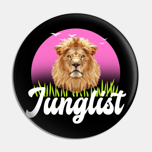 JUNGLIST  - Lion Pin by DISCOTHREADZ 