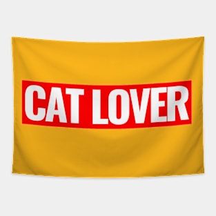 CAT LOVER LOGO Tapestry