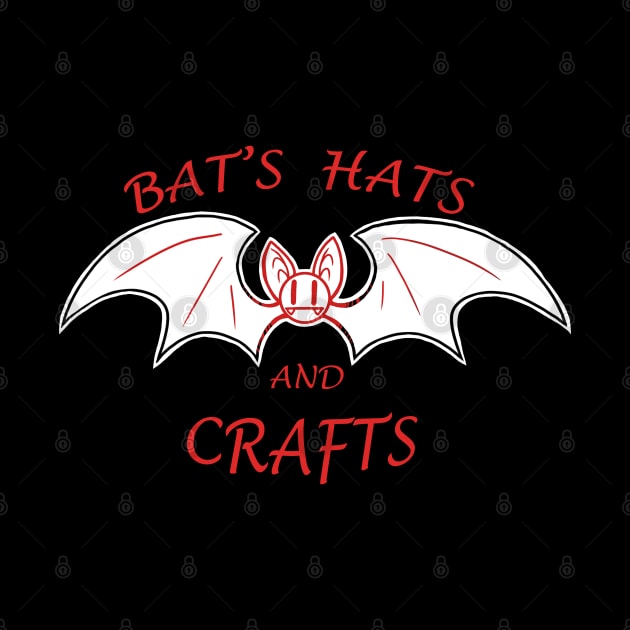 Bat's Hats and Crafts Etsy Logo by Bat13SJx