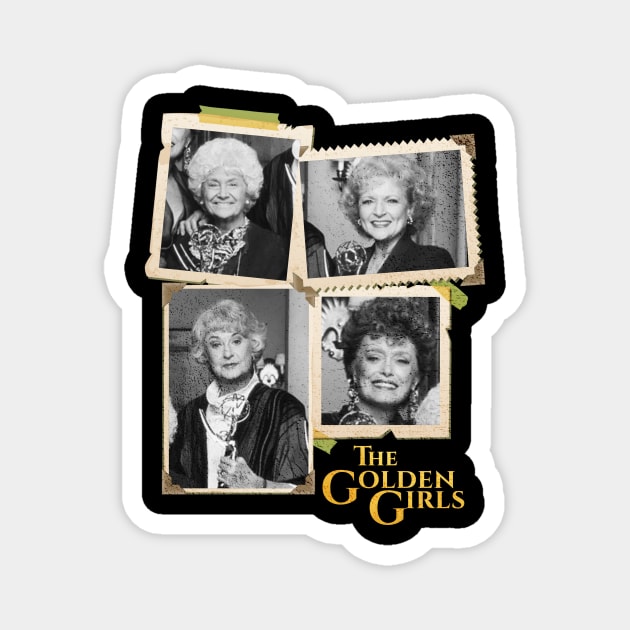 Golden Girls Vintage Frame Magnet by clownescape