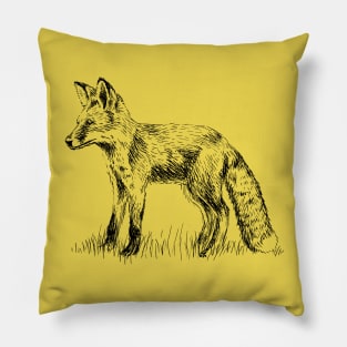 Fox print Pillow