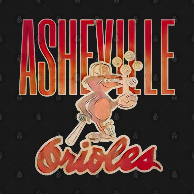 Asheville Orioles Baseball by Kitta’s Shop