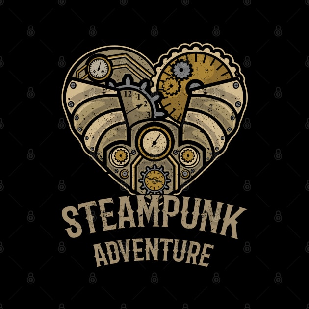 Retro Futurism - Love Heart Steampunk Adventure 1 by EDDArt