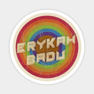 Vintage Rainbow exclusive - erikah badu Magnet