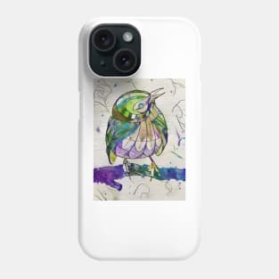 Colour Bird Ink Wash Water Colour Phone Case