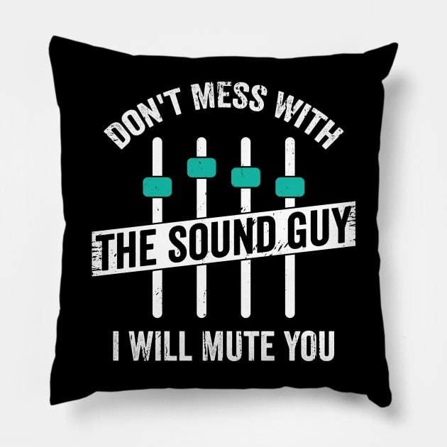 Funny Sound Guy Engineer Audio Technician Gift Pillow by Dolde08