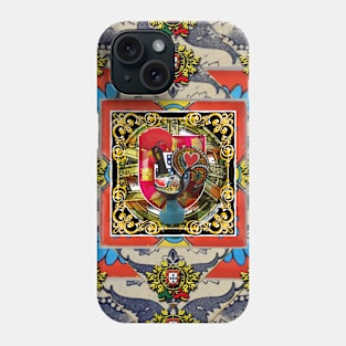 Portuguese folk art Phone Case