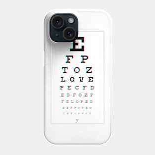 eyechart Phone Case