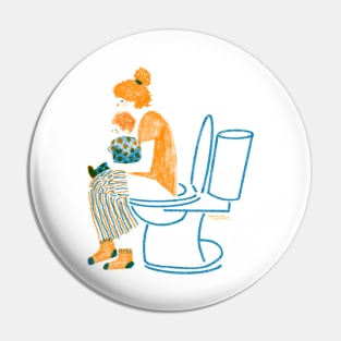 Toilet Time Pin