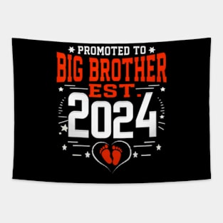 Promoted To Big Brother Est 2024 New Big Brother Fathers Day Tapestry