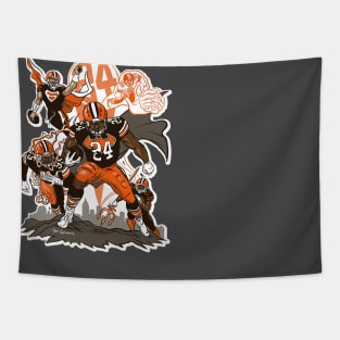 Nick Chubb Superhero Tapestry