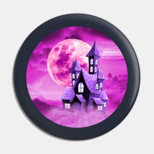 Moon illuminating the Castle Pin