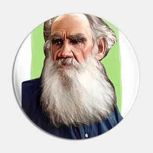 Russian Writer Leo Tolstoy illustration Pin