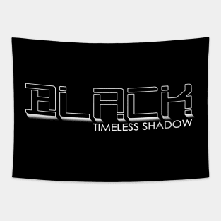 BLACK - TIMELESS SHADOW Tapestry