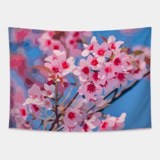 Cherry Blossoms in Bloom Tapestry