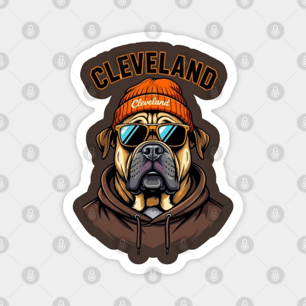 Cleveland Spirit Animal 2 Magnet by UrbanLifeApparel
