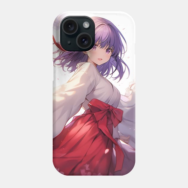 sakura matou Phone Case by WabiSabi Wonders