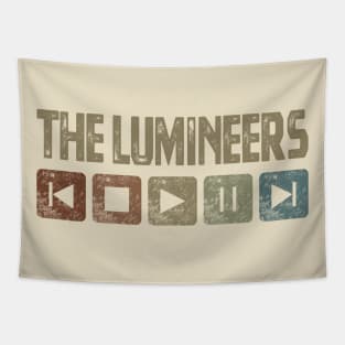 The Lumineers Control Button Tapestry