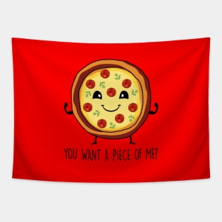 Good mood and pizza Tapestry