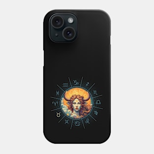 ZODIAC Taurus - Astrological TAURUS - TAURUS - ZODIAC sign - Van Gogh style - 12 Phone Case