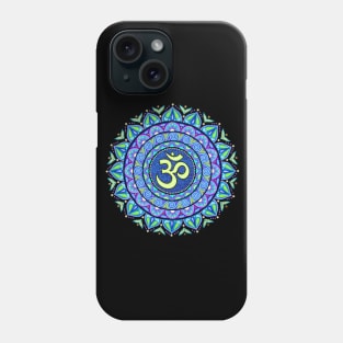 Glowing Om Mandala Phone Case