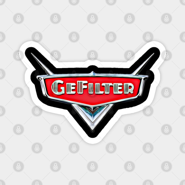 Rush - GeFilter Device Logo - Time Machine Tour Magnet by RetroZest