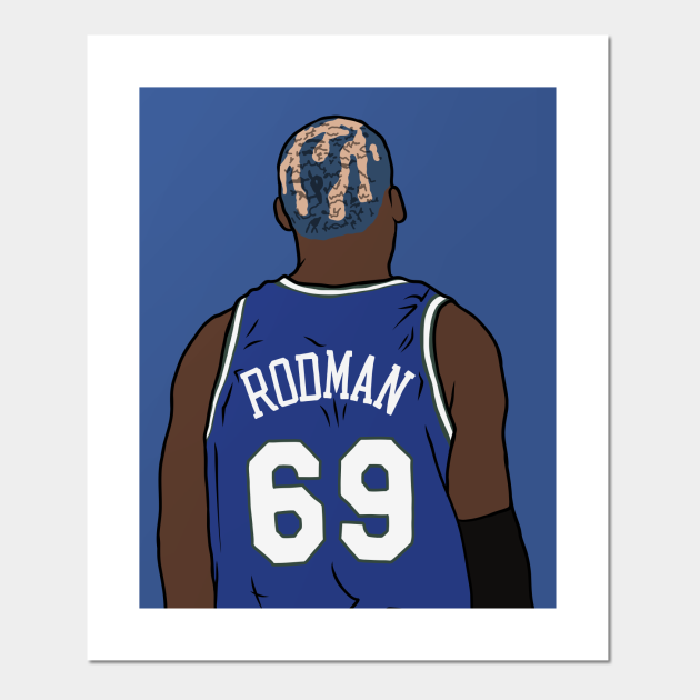 The NBA Banned Dennis Rodman From Wearing #69 Jersey With The