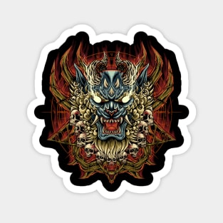 Mighty Foo Dog Magnet