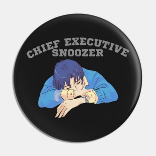 Chief executive snoozer Pin