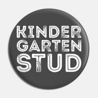 Kindergarten stud silly t-shirt Pin