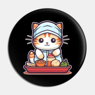 Sushi Cat Cute Pin