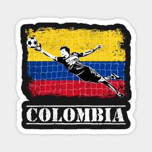 Colombia Soccer Supporter Goalkeeper Shirt Magnet